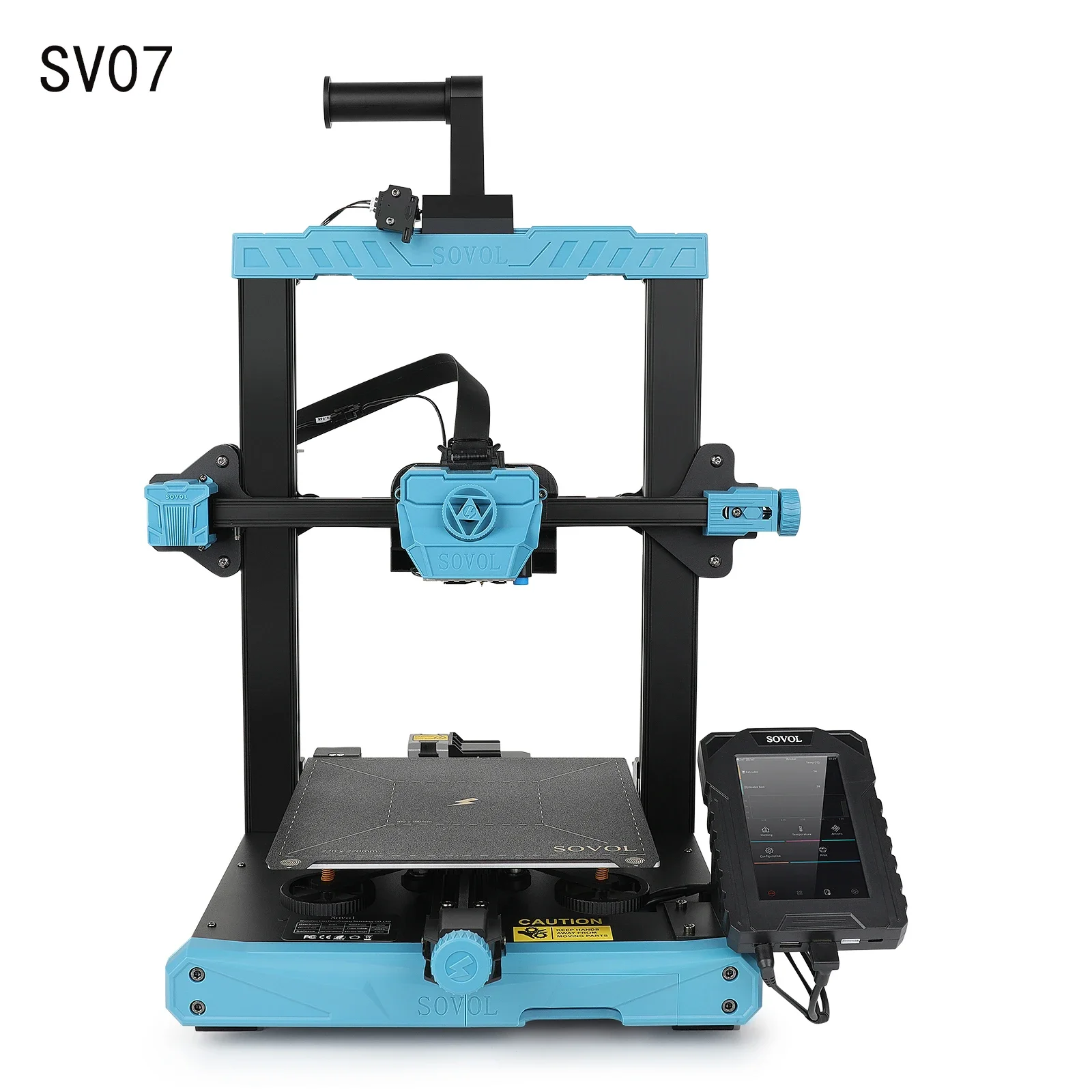 Sovol-Imprimante 3D SV07 Klipper, extrudeuse à entraînement direct, vitesse d\'impression 250 mm/s FDM, chute automatique, carte silencieuse 32 bits,