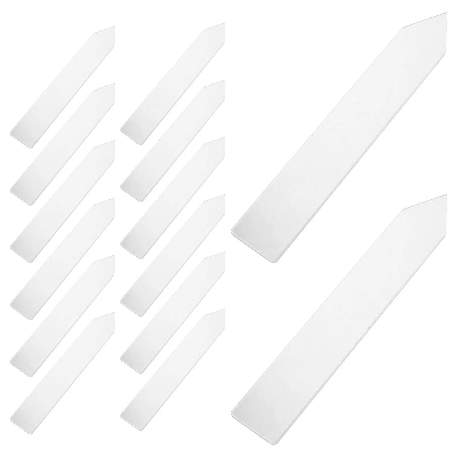 

24Pcs Transparent Acrylic Garden Labels Handwriting Printing Plant Signs for Nursery Gardens Balconies Plant Signs for Garden