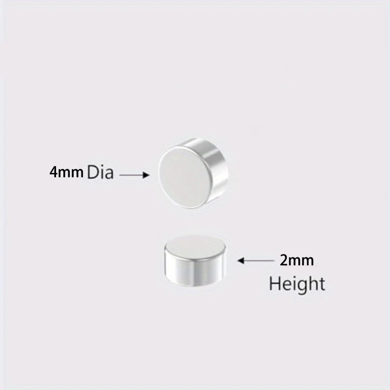 20/50/100pcs 4x2mmCylinder Magnets for Elaborate Miniatures, War Gaming, Jewelry Making (Magnetic Clasps) and Precision DIY