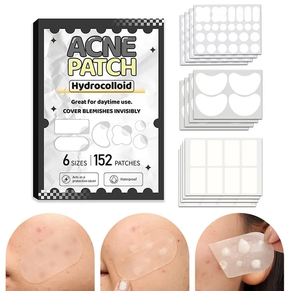 Patch maître de boutons fermés, 10/20/152/198 pièces, maquillage Invisible, masque d'absorption de la peau, respirant, soins pour sélections colloïdales Beau L2Q6