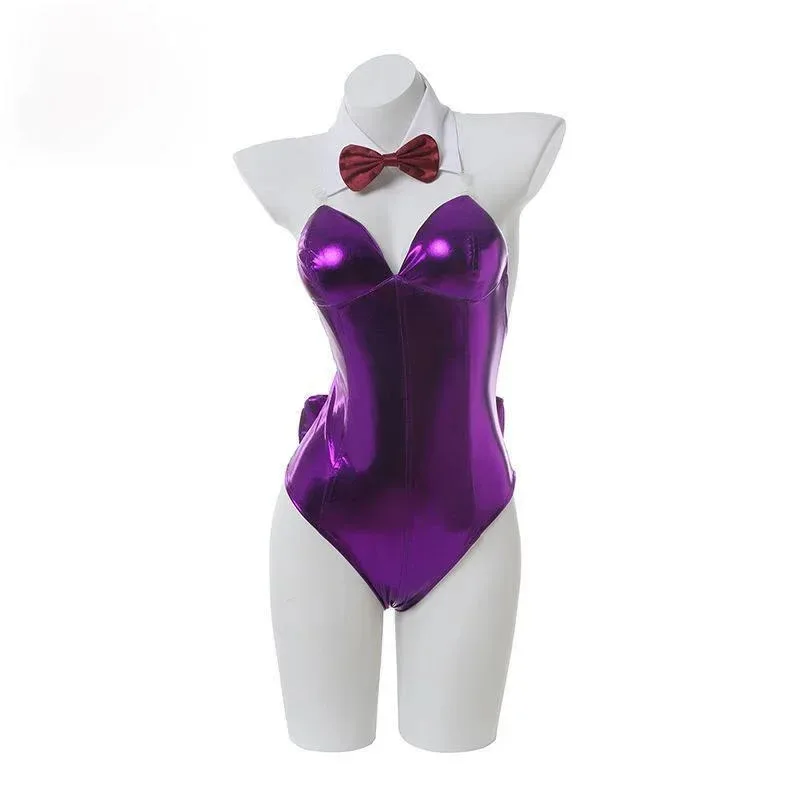 

Bunny girl lingerie purple bodysuit Utaha Kasumigaoka cosplay costumes outfit for women sexy jumpsuit party dressx;4'b,5;y,8