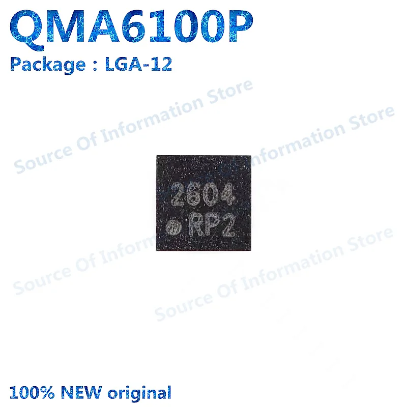 

10Pcs, QMA6100P LGA-12 Triaxial Acceleration Sensor IC Chip