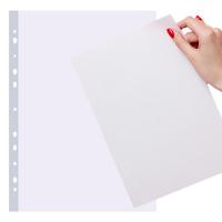 Clear Binder Sheet Protectors 11 Holes Clear Cover Sheet A4 100 Pages Trading Card Binder Sleeves Business Supplies 11.89*9.17in