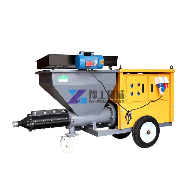 Best Quality Automatic Air Stucco Exterior Wall Insulation Spray Plastering Machine Mortar Sprayer for Spraying