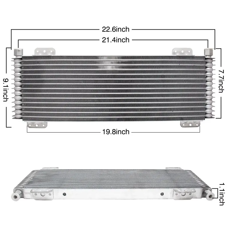 GM Transmission ATF Oil Cooler OEM LPD47391 For Pickup Truck Tractor Modify Long Heavy Duty Traction