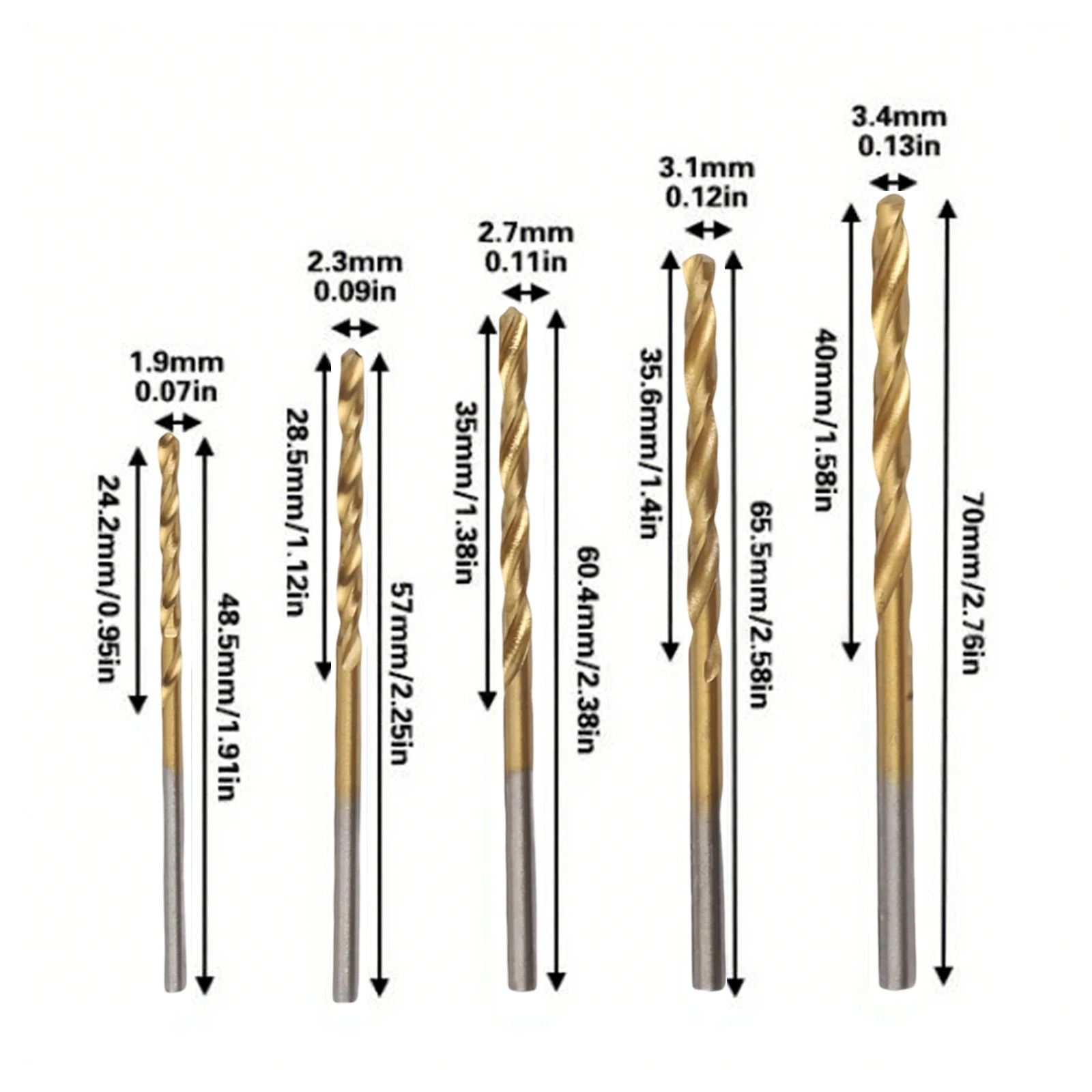Dual-edge Drill Bits Countersink Drill Bit Set Fast Chip Ejection For Softwood And Hardwood Precise Screw Seating