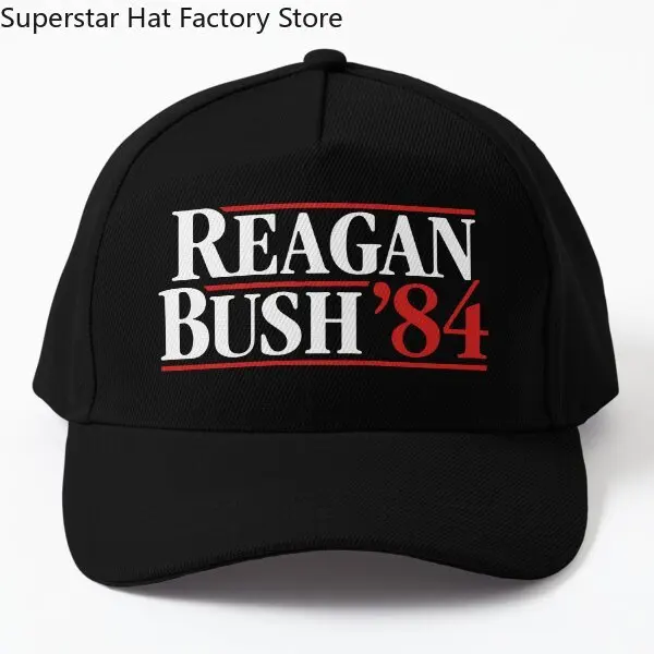 The Reagan Campaign Ronald Reagan 1984  Baseball Cap Hat Women Czapka Hip Hop Spring  Solid Color Summer Mens Casual Sport