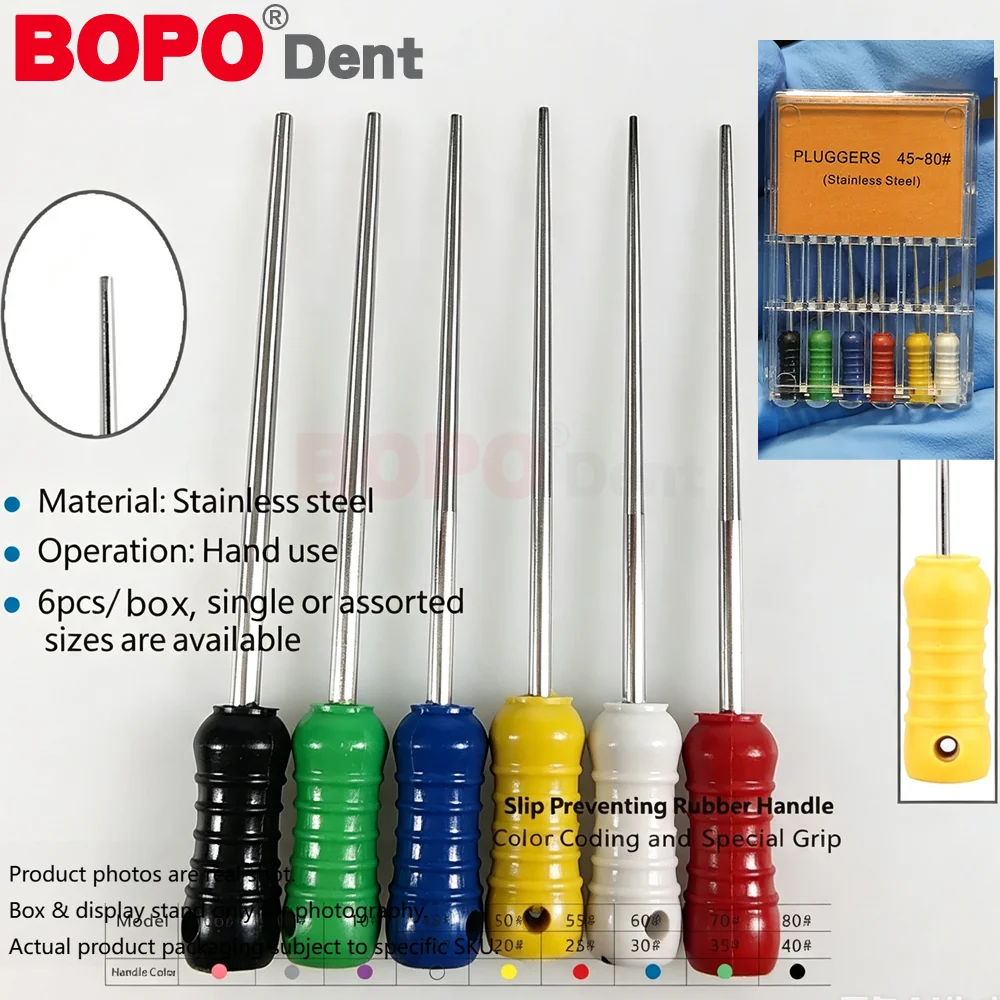 1 Pack Dental Spreaders Files Pluggers Stainless Steel 21mm/25mm/31mm 15-40#Condensating Gutta Percha Endodontic File Endo Drill