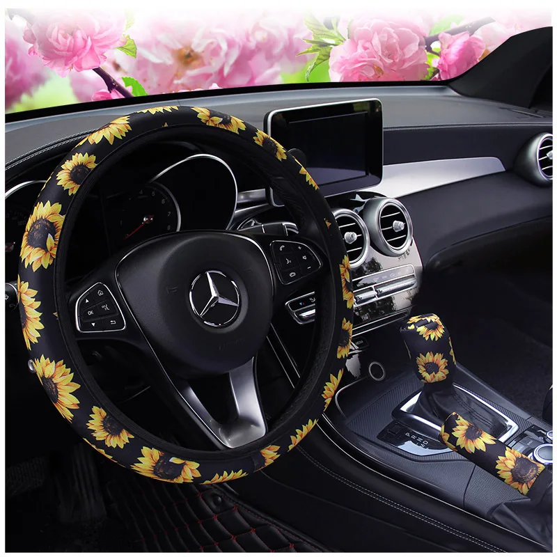 No Inner Ring Elastic Steering Wheel Set Carbon Fiber Ultra-thin Dynamic Anti-skid Wear-resistant Card Handle Set