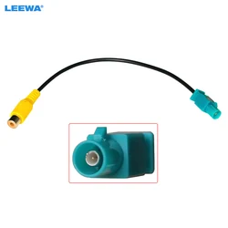 LEEWA Universal Male Fakra To RCA Camera Retention Cable For Mercedes/Land Rover/Porsche/Ford And Various Vehicles #CA1378