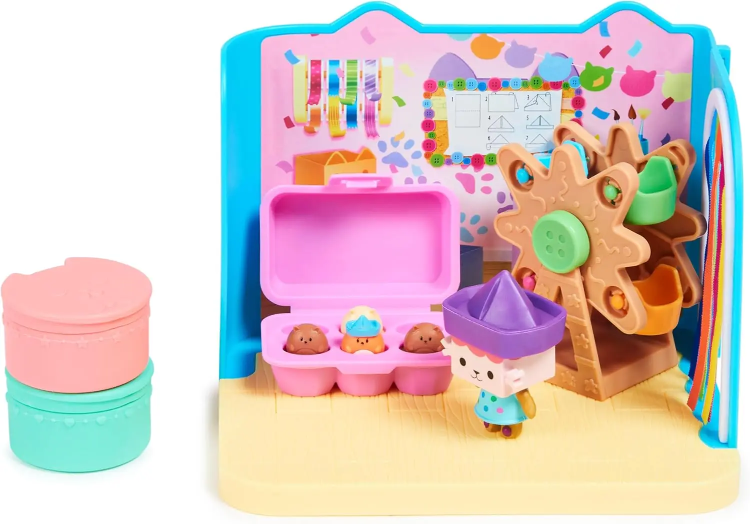 

Craft-A-Riffic Dollhouse Room with Exclusive Figure, Accessories, Furniture for Kids Ages 3+