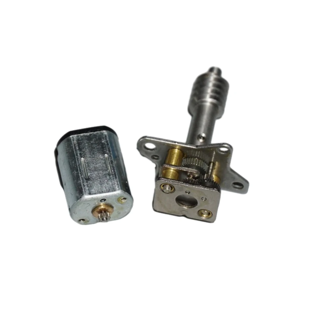 N20 Precision Micro-reduction Motor 3V-6V All-Metal Gear Folding Landing Gear Worm Gear Motor 1:300 Deceleration Ratio