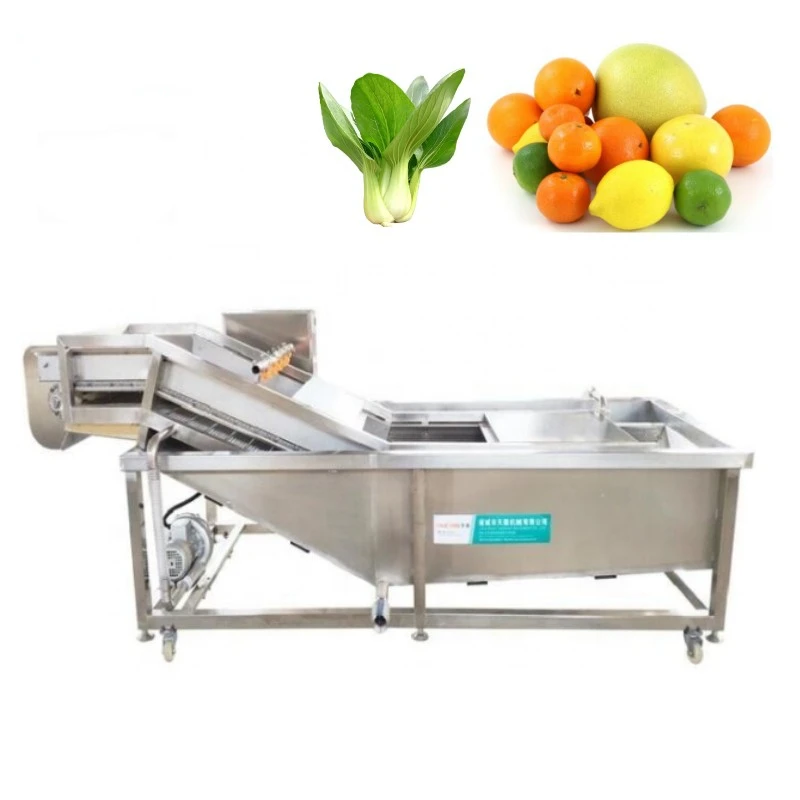 Leafy Vegetables Lettuce Processing Line green beans broccoli banana leaves Fruit and Vegetable Washing blanching Machine