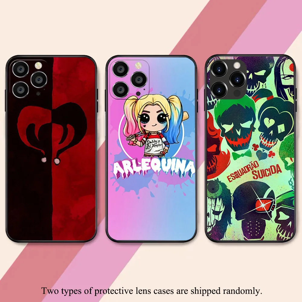 AA-5 H-Harley Quinn Soft Case For iPhone 5S SE 6 6S 7 8 11 X XS XR Plus Max Pro