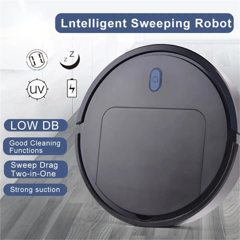 Aspirapolvere intelligente 3-in-1 spazzatrice automatica Wireless bagnata e asciutta macchina per la pulizia ultrasottile Mopping Robot Home