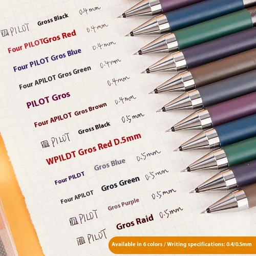 Imagen 2 del producto Bolígrafos de Gel Retro PILOT juice up, tinta de colores surtida 20S4/5 0,4/0,5mm escritura suave punta de aguja fina ST para todas las ocasiones de escritura