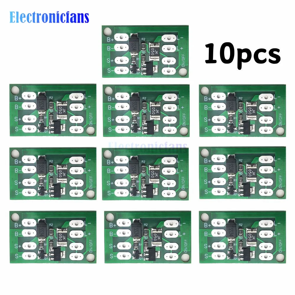 10PCS/5PCS/1PCS Solar Generator Charge Controller Auto Light Control circuit Switch Lithium Battery Charging Board