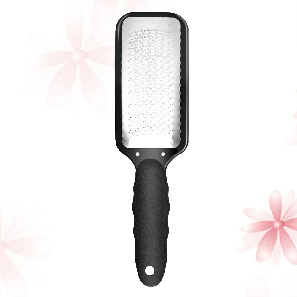 Zwaar uitgevoerde voetvijl roestvrijstalen peeling voor eelt pedicure huidverzorgingstool draagbaar wandmontage zwart