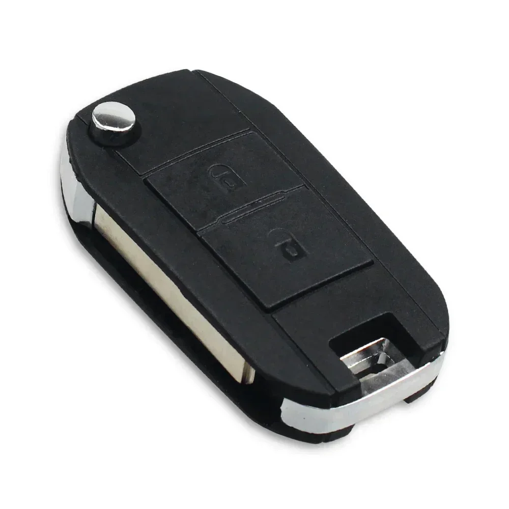 KEYYOU Flip 2 pulsanti Remote Car Key Shell Case per Citroen C1 Peugeot 307 107 1007 207 407 607 206 205 106 405 HU83 NE73 Blade