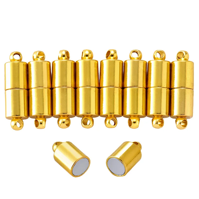 

10pcs Locking Strong Magnetic Clasps Extender Bucklea Connectors For DIY Handmade Bracelets Necklacea Jewelry Making Supplies