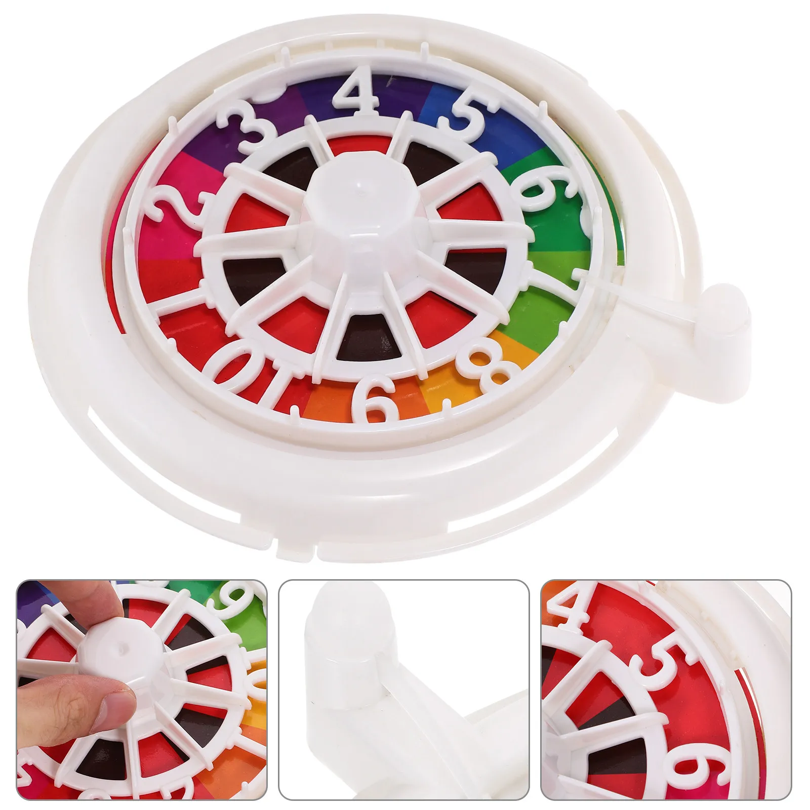 

Poker Wheel Party Game Prop for Bar Home Festival Birthday Celebration Smooth Stable Rotating Table Game Wheel with Exquisite