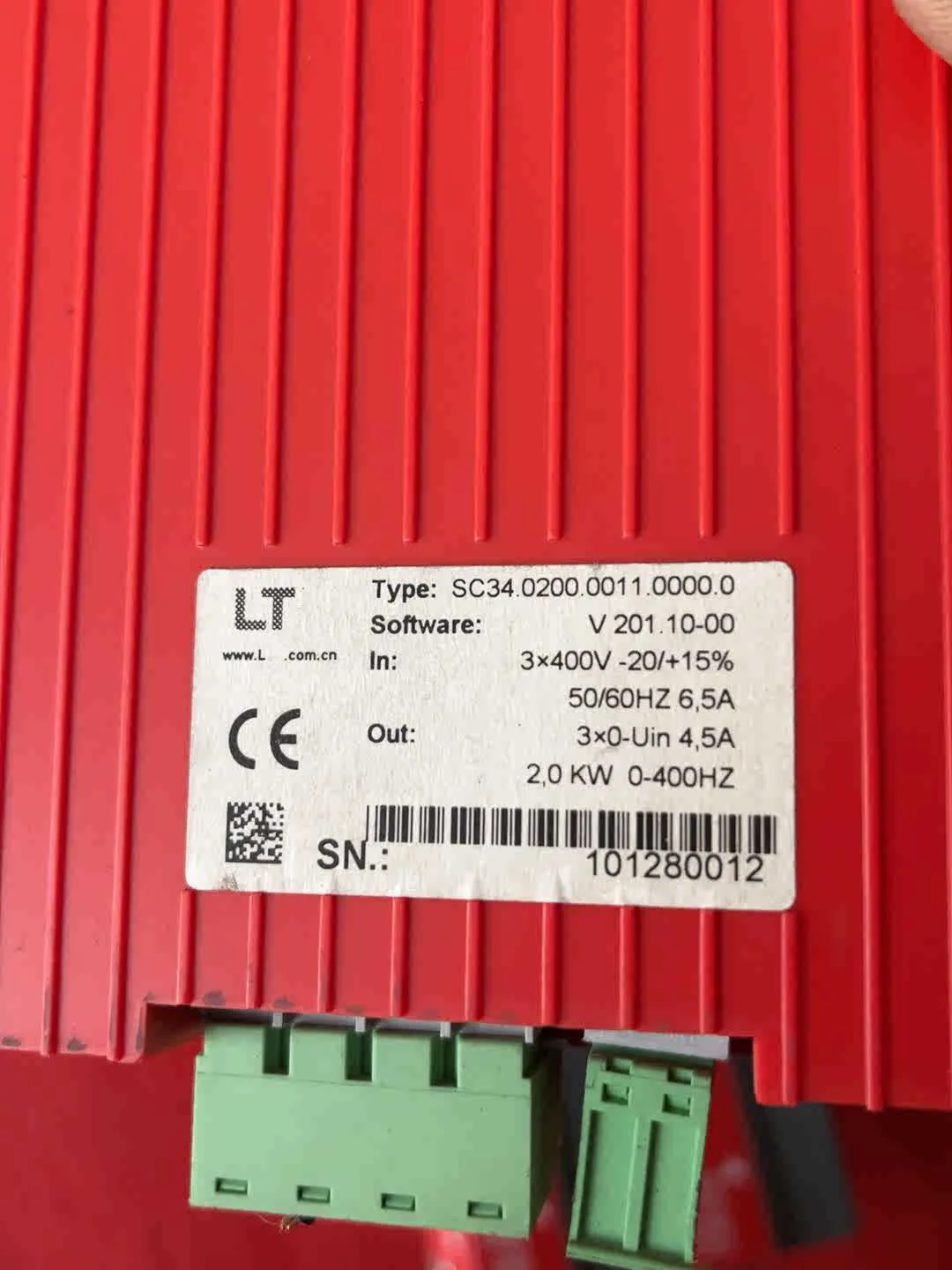 SC34.0200.0011.0000.0 محرك سيرفو لـ LUST، معدات التحكم في الحركة الصناعية