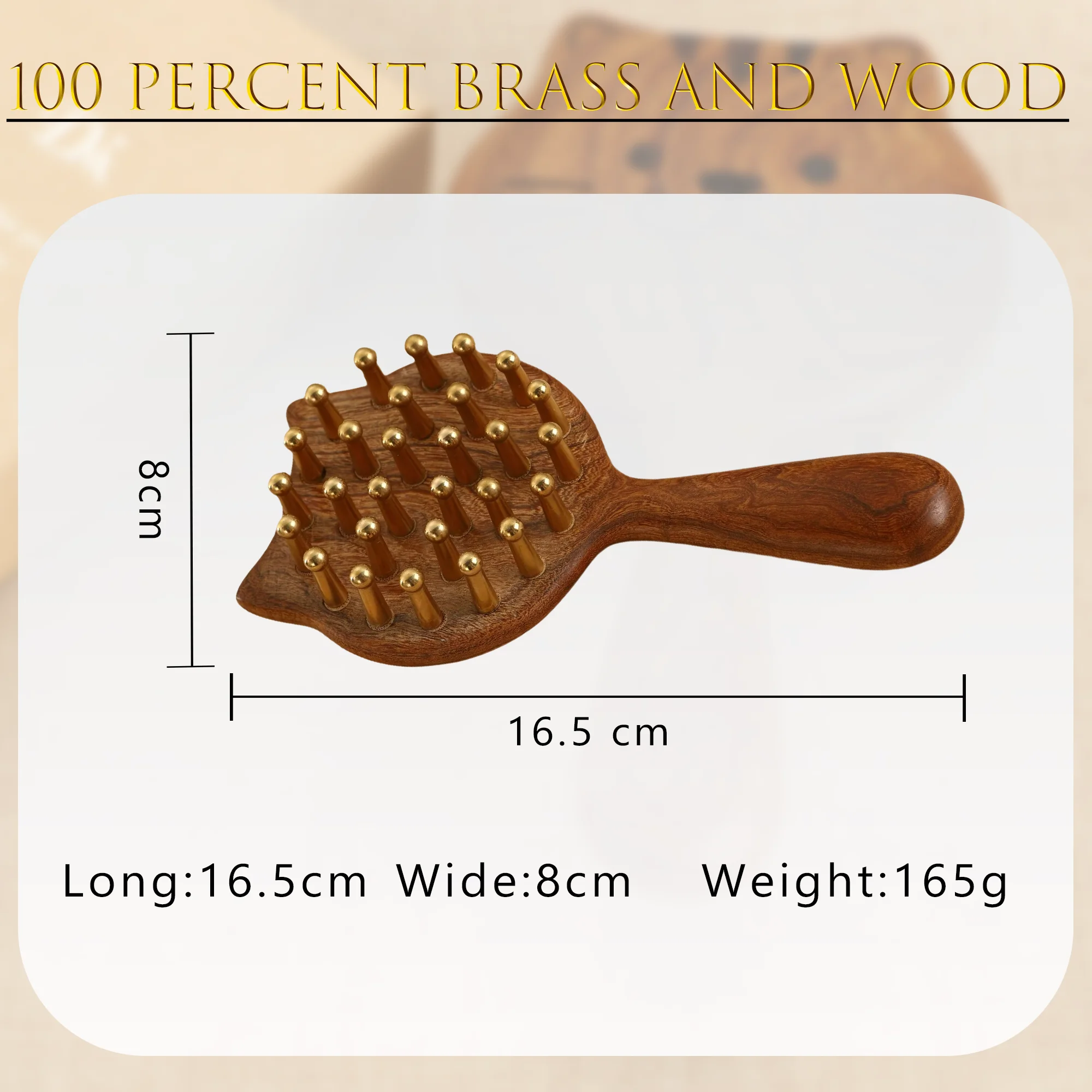 Natural Wood Comb Anti-Static Head Massage Hair Health Tools Scalp relaxation Gua Sha Massage Tools