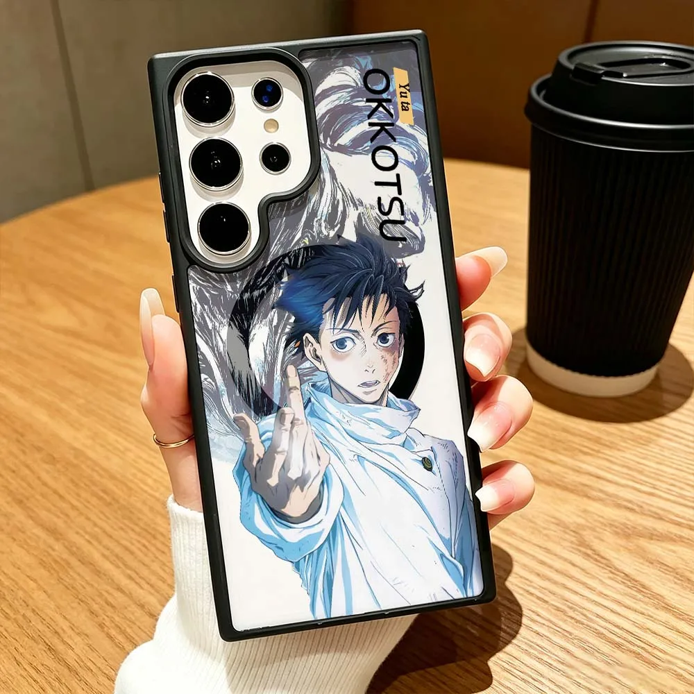 Comics Cool Jujutsu Kaisen Wireless Charge Magnetic Magsafe For Samsung Galaxy S26 S25 S24 S23 S22 FE Ultra Plus Phone Case