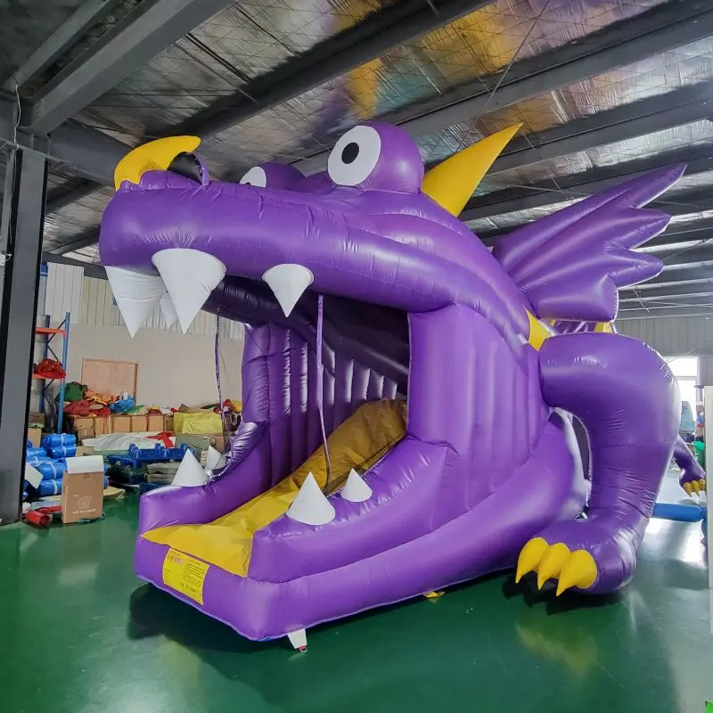 Outdoor Inflatable Toy Trampoline Slide PVC Inflatable Obstacle Course Commercial