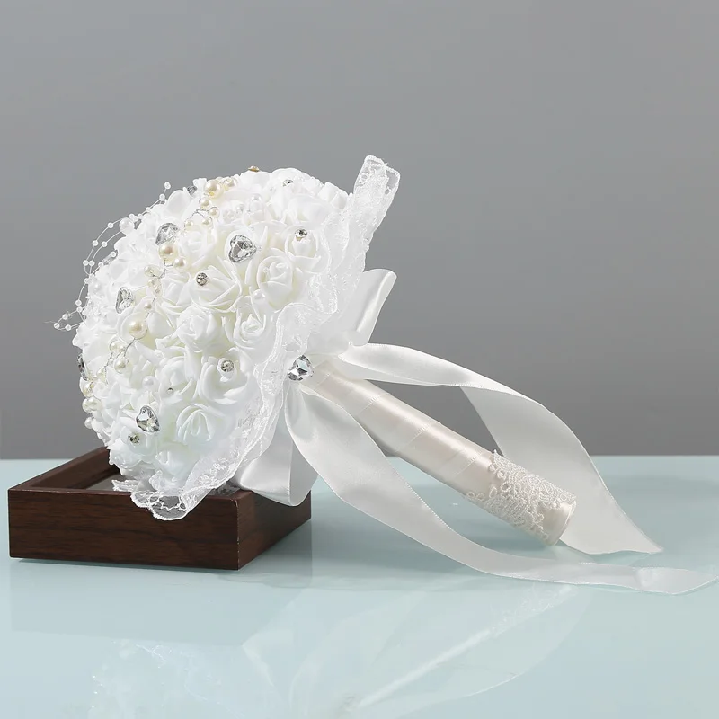 Elegant bridal bouquets, romantic wedding bouquets, bridesmaids holding bouquets, photography props, wedding accessories image 5