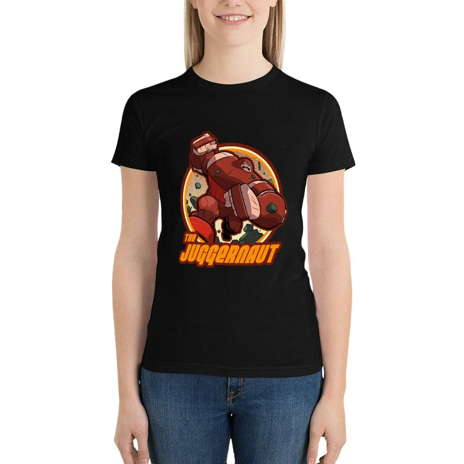 

Juggernaut T-Shirt Short sleeve tee summer tops Women t shirt