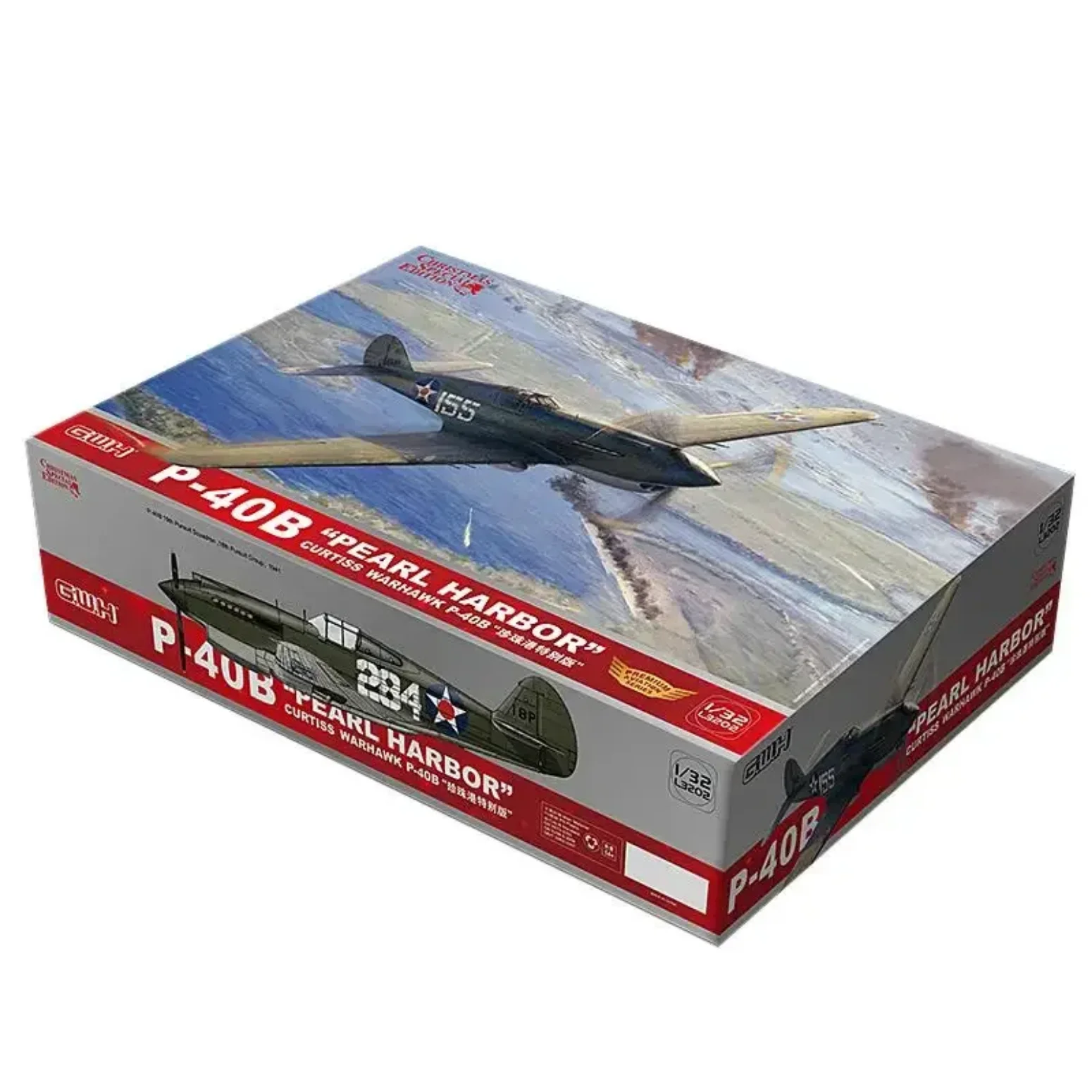 تجميع هجوم الطائرات مقياس أطقم منمذجة L3202 مقياس 1:32 P-40B Warhawk Pearl HarborBy Great Wall Hobby
