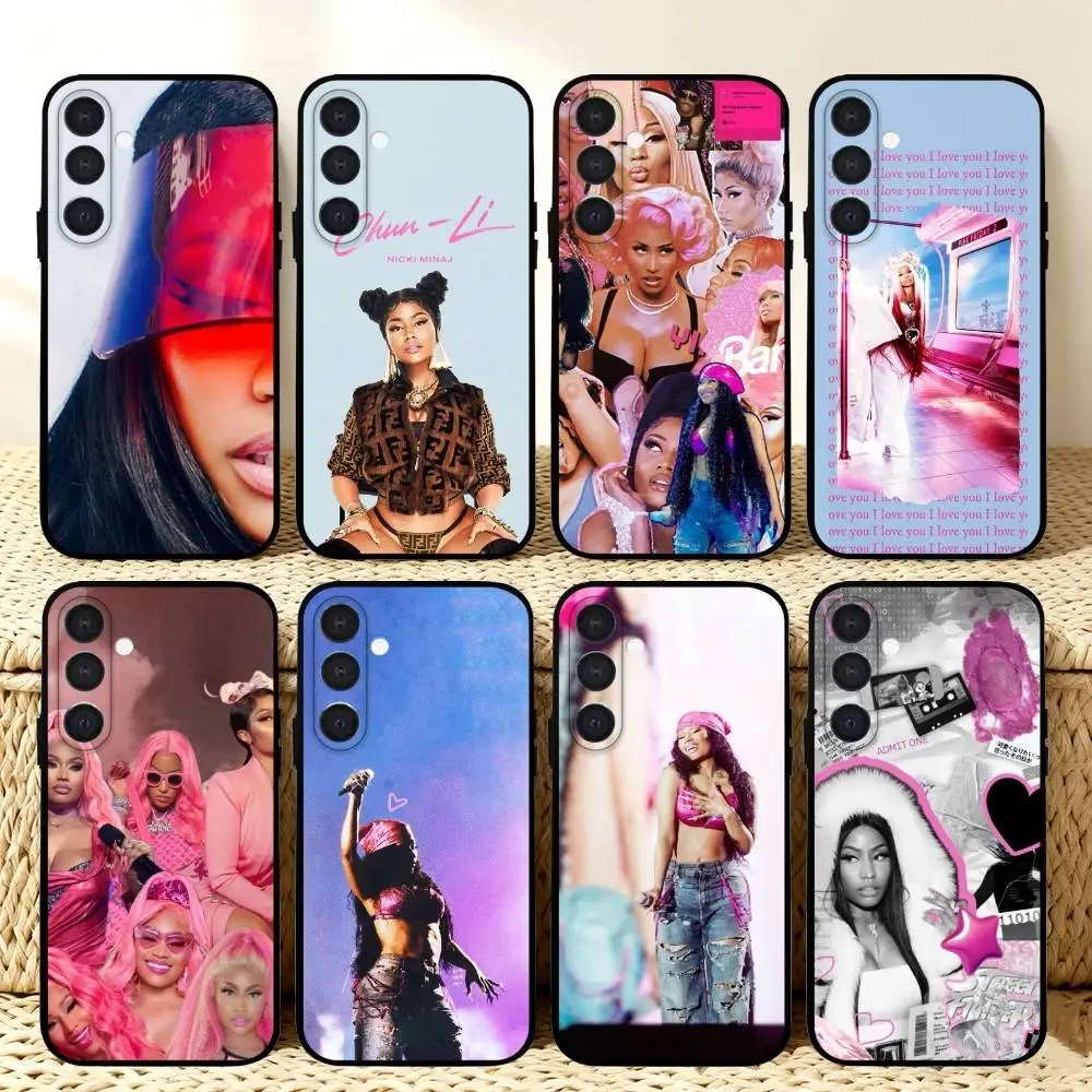 

N-Nicki M-Minaj Singer Phone Case Phone Case For Samsung A73,72,71,53,52,51,22,91,80, Soft Black Cover