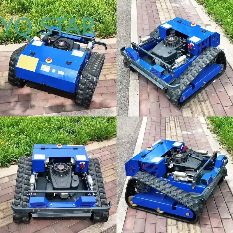 for AWY-550 Self Propelled Crawler Lawn Mower 225cc Gas Powered Automatic Remote Control Riding Lawn Mower