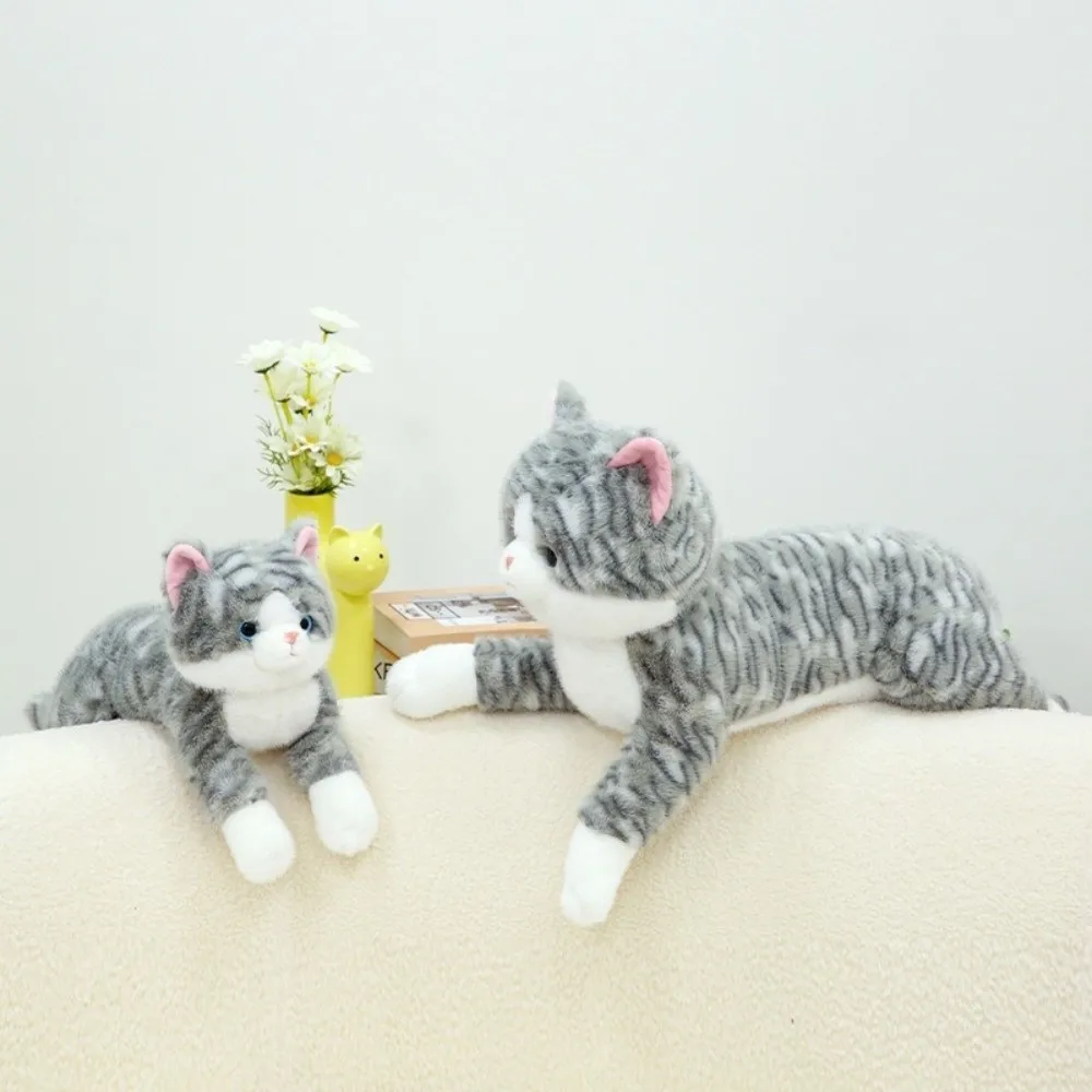 Gato macio fofo fofo desenho animado brinquedo gatinho presente infantil