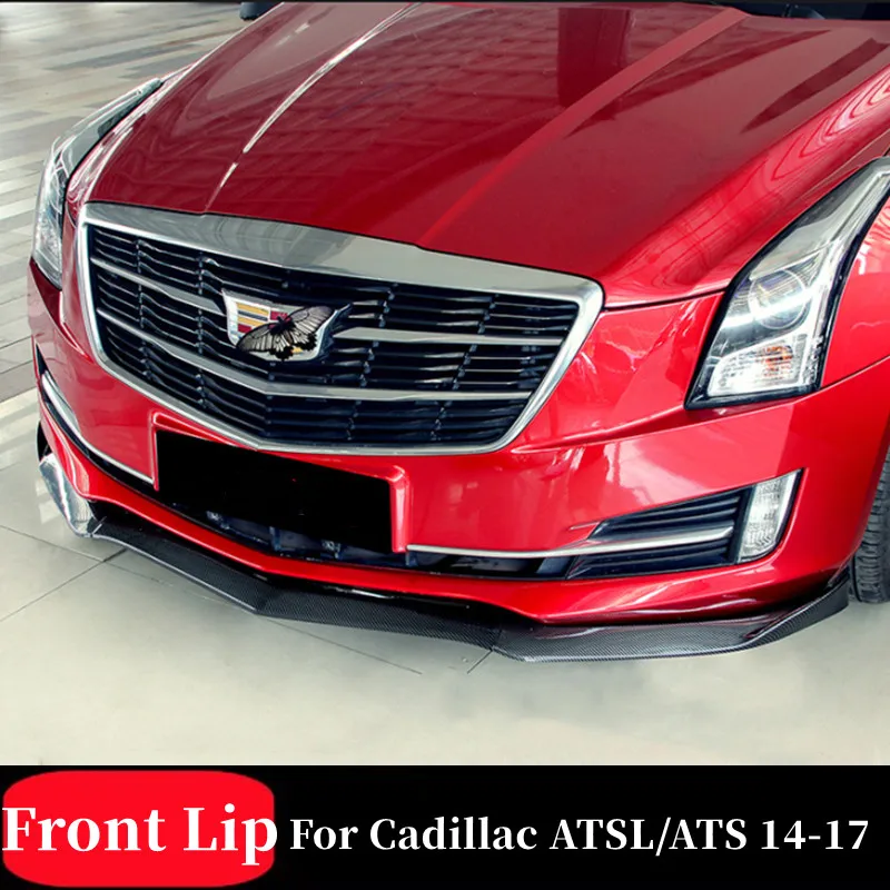 

For 2014-2017 Cadillac ATSL/ATS 3pcs/Set Car Front Bumper Lip Chin Deflector Protect Guard Decoration Modified Accessories