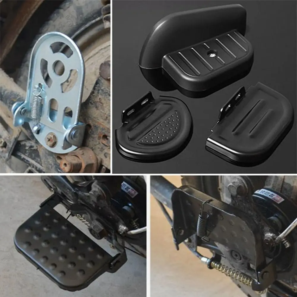 

1pair High Quality 3 Styles Bike Rear Pedals Black Electric Scooter Bicycle Metal Foot Pegs Electric Bike Parts