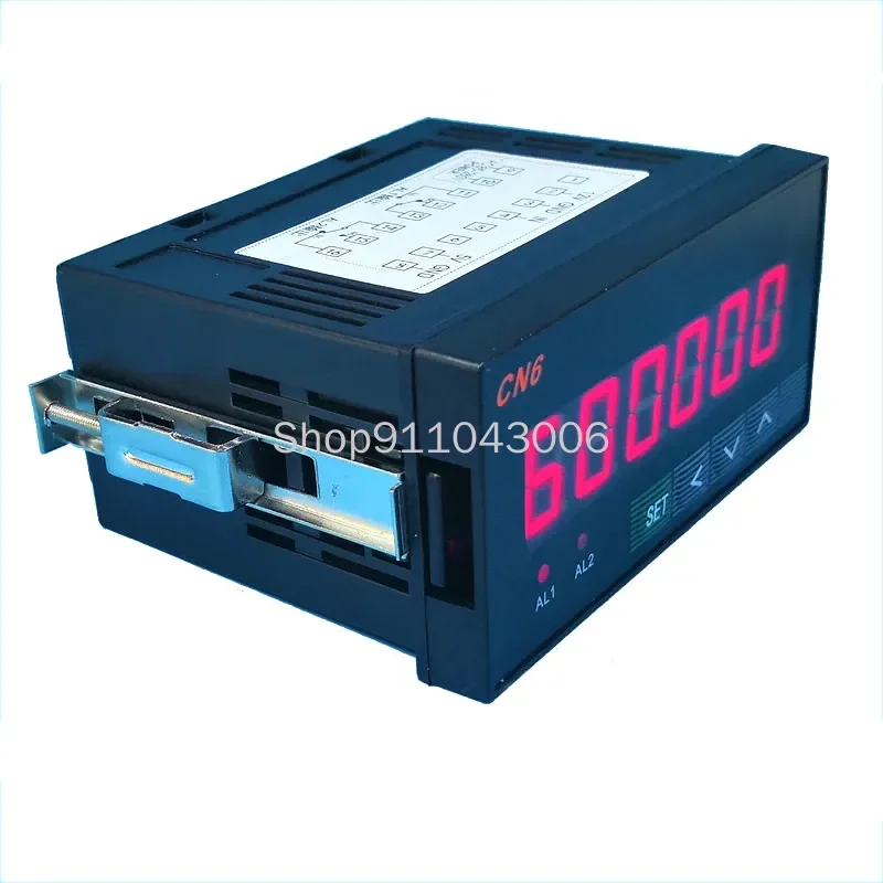 6-bit Electronic Counter Digital Display Reversible Industrial Intelligent Counter Meter Grating Meter 12V DC Voltage