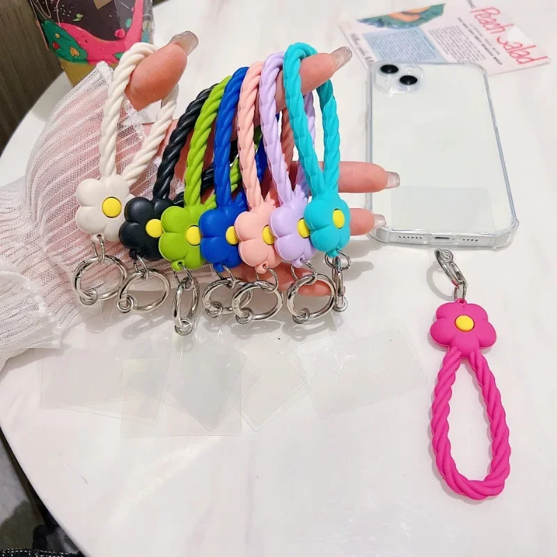 Keychain Colour Lanyard Strap for Phone Accessories Bracelet Telephone Chain Key Landyard Bag Car Keys Rope