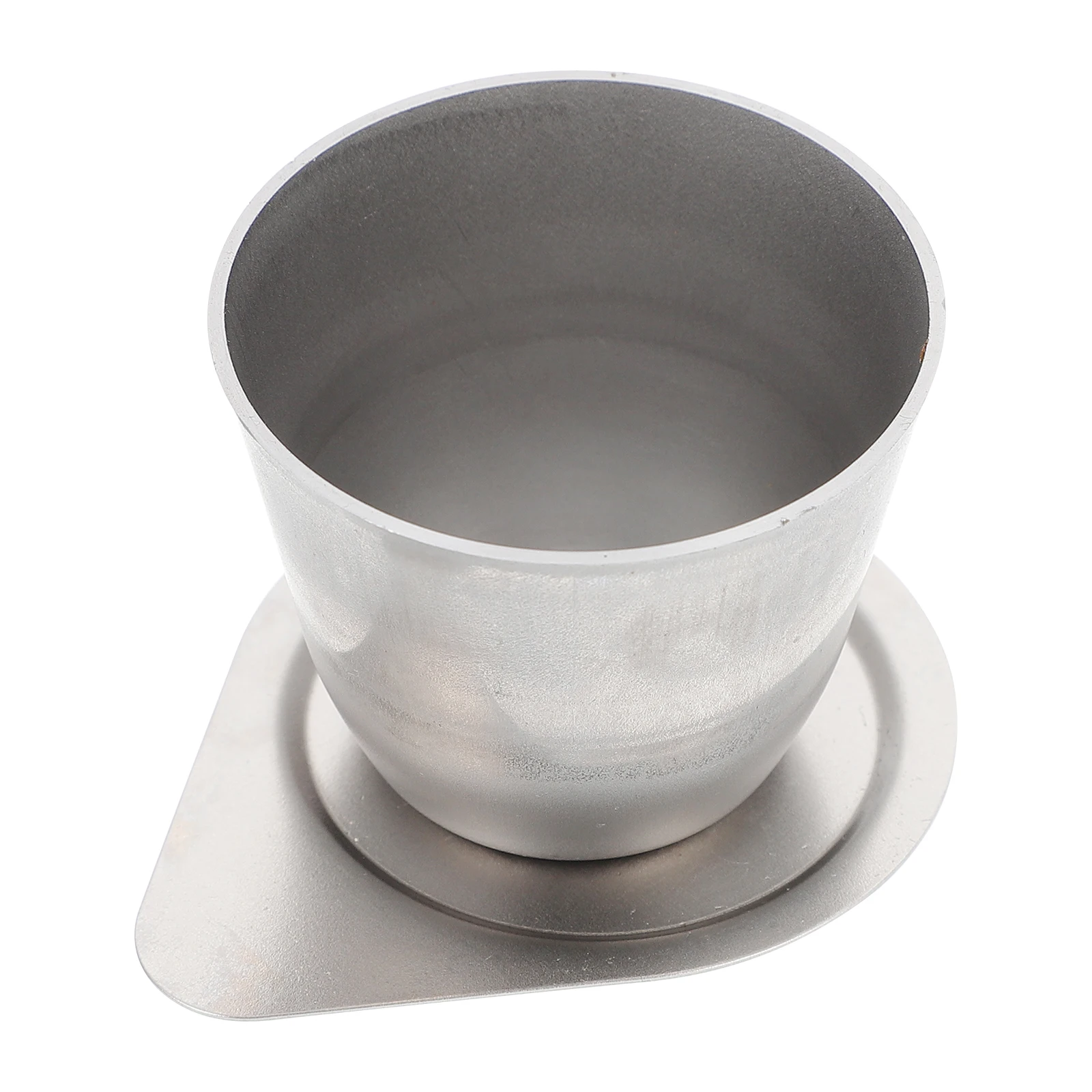 Heat Resistant Iron Cup Durable Laboratory Dish With Lid For Melting Smelting Refining Strong Alkaline Substances Shortens Time