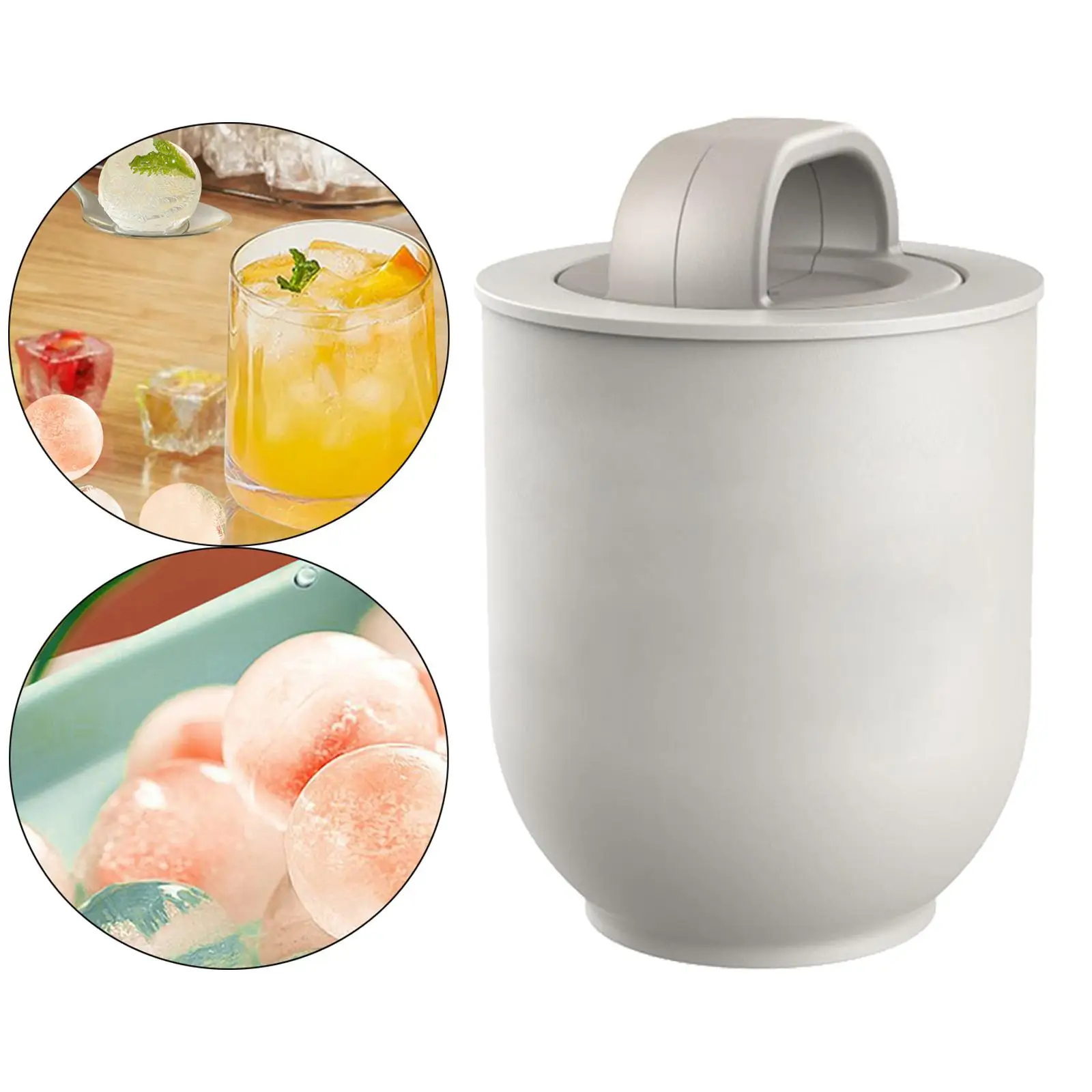 Ice Ball Maker Cube Tray Big Sphere Multipurpose Cube Making Sphere Ice Maker for Candy Chocolate Drinks Coffee view 5