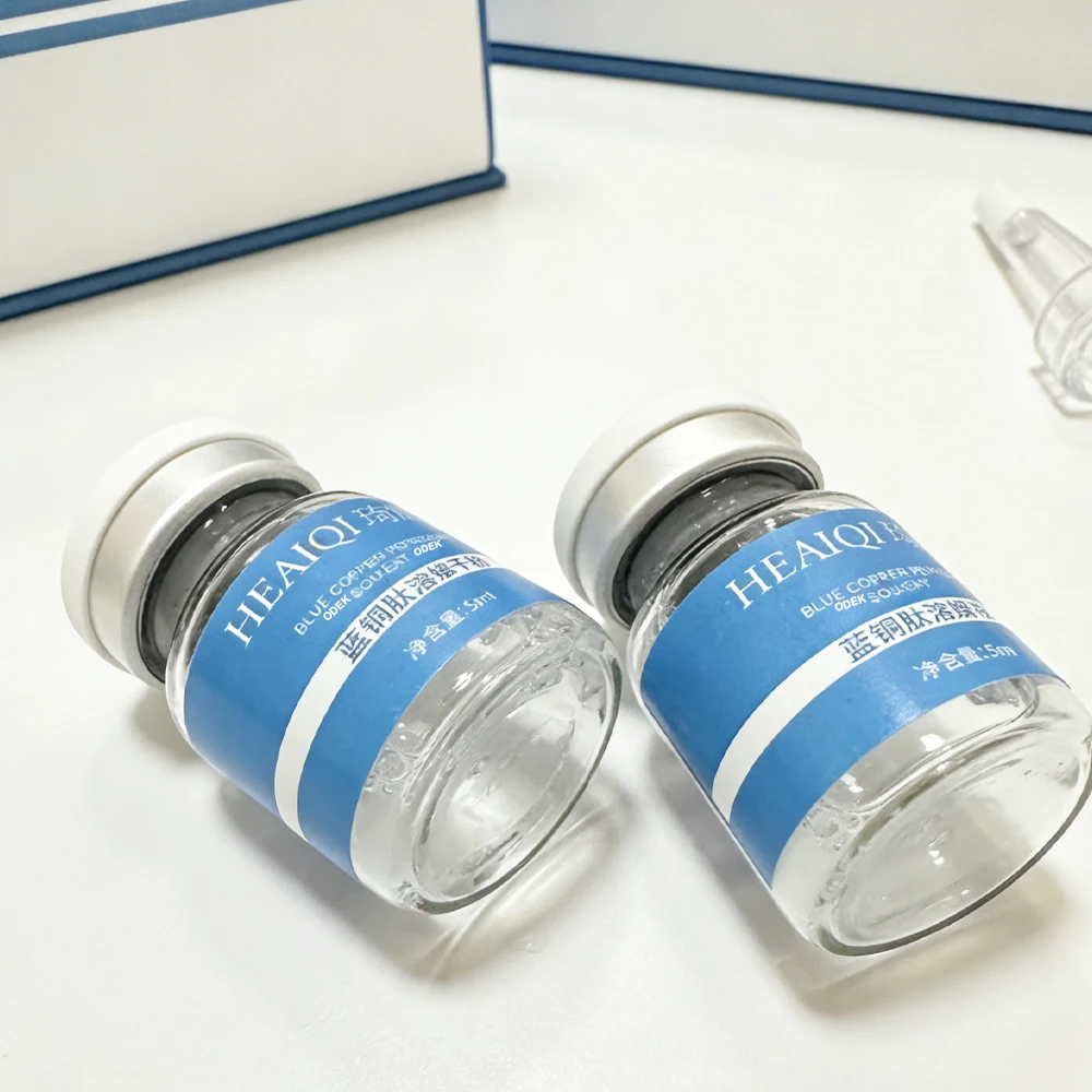 

Набор сывороток с лиофилизированным порошком GHK-Cu Blue Copper Peptide для глубокого питания, отбеливания, укрепления, восстановления и повышения эластичности кожи.