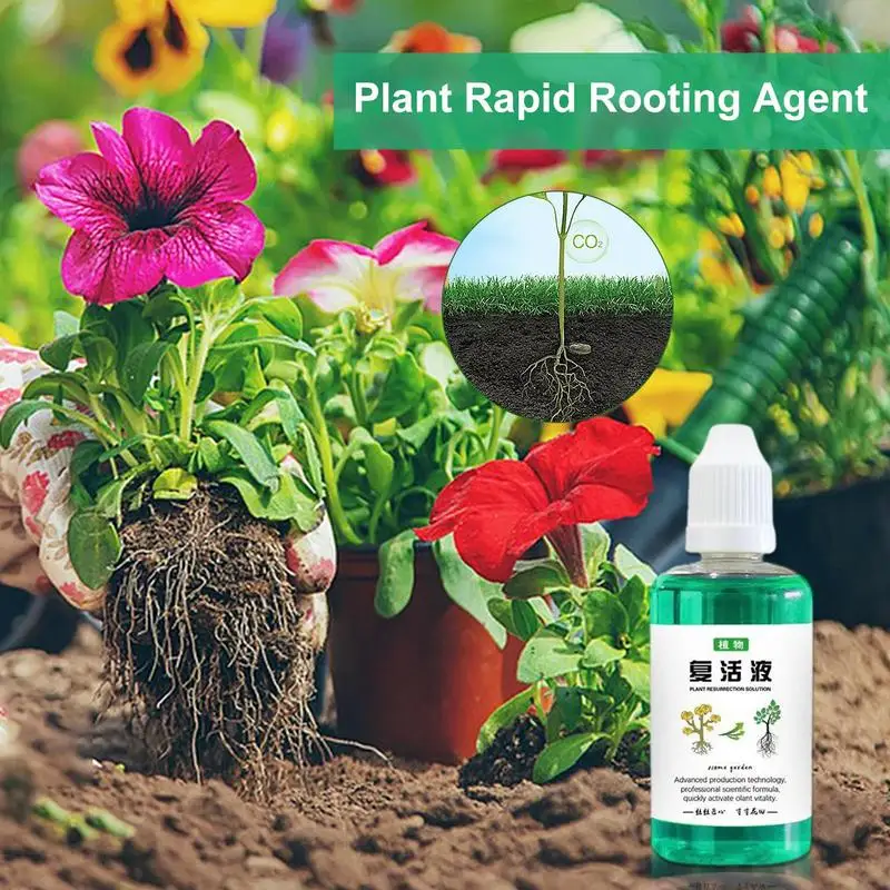 Root Stimulator for Plants 30ml Plant Growth Enhancer Succulent Root Booster Indoor Plant Fertilizer Plant Nutrient Solution