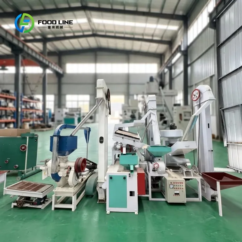 Customized Rice Mill Machine with Efficient Grading for Whole Rice Separation and Rice Bran Recovery