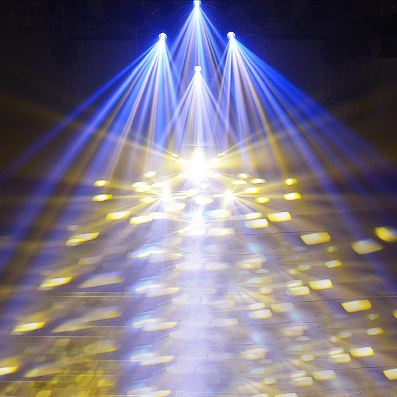 4PCS 295W Beam Moving Head Lights With DMX Control Professional Stage Lighting For Dj Disco Party Night Club Wedding