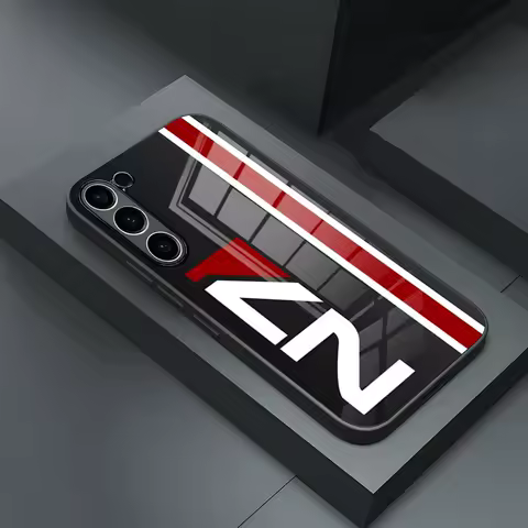 N7 Mass Effect Phone Case for S24 Ultra Samsung S23 Fe S22 S20 S21 Plus Galaxy A54 A34 A24 A53 Note 20 Glass Cover