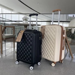 Nuovi uomini retrò 20/24/26 pollici bagaglio a mano bagaglio a mano Trolley donna spinner marca borsa da viaggio Password Trolley valigia