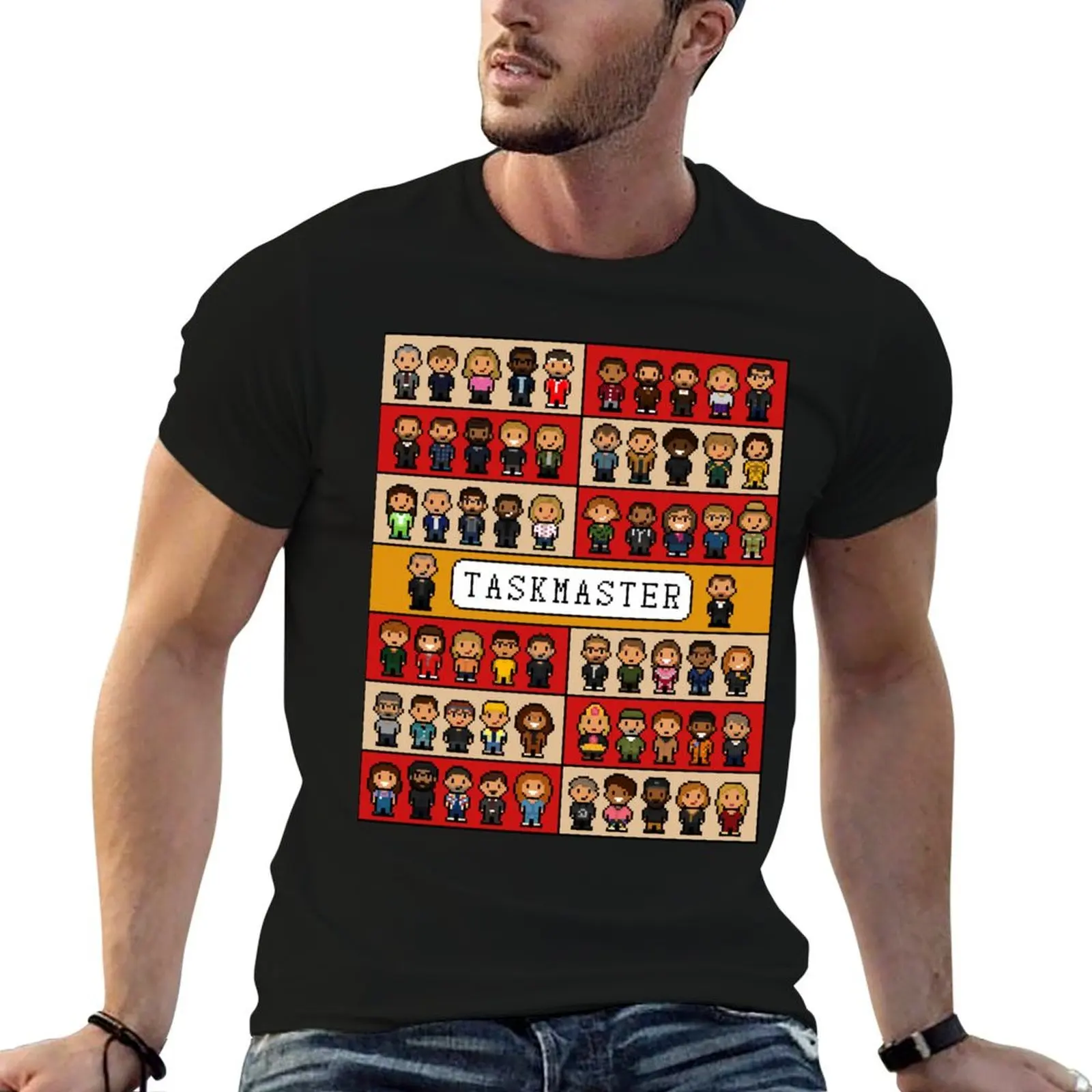 Pixel Art Taskmaster display. Essential T-Shirt Festival Party Tee Top