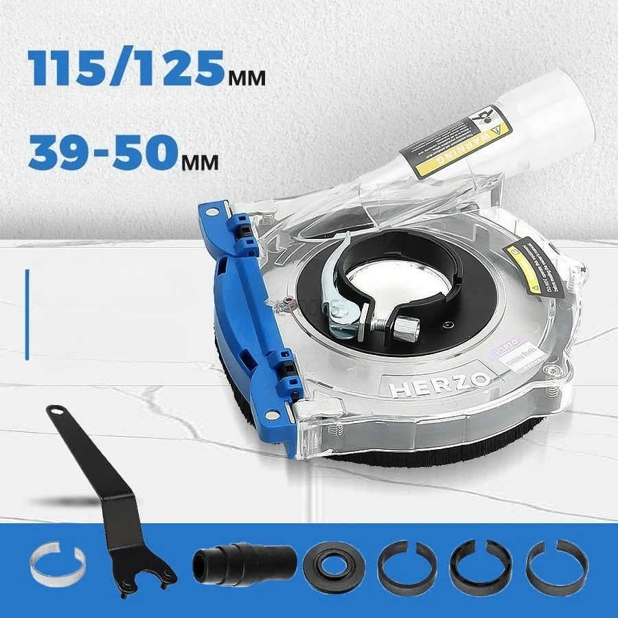 Angle Grinder Dust Cover Vacuum Cleaner Polishing Machine Cutting Cover Vacuum Cleaner Stone Concrete Dust-free Woodworking Tool