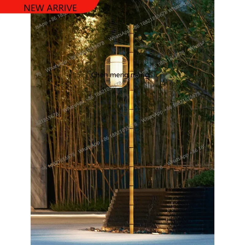 Outdoor waterproof courtyard high pole lamp B & B scenic outdoor garden park garden street lamp
